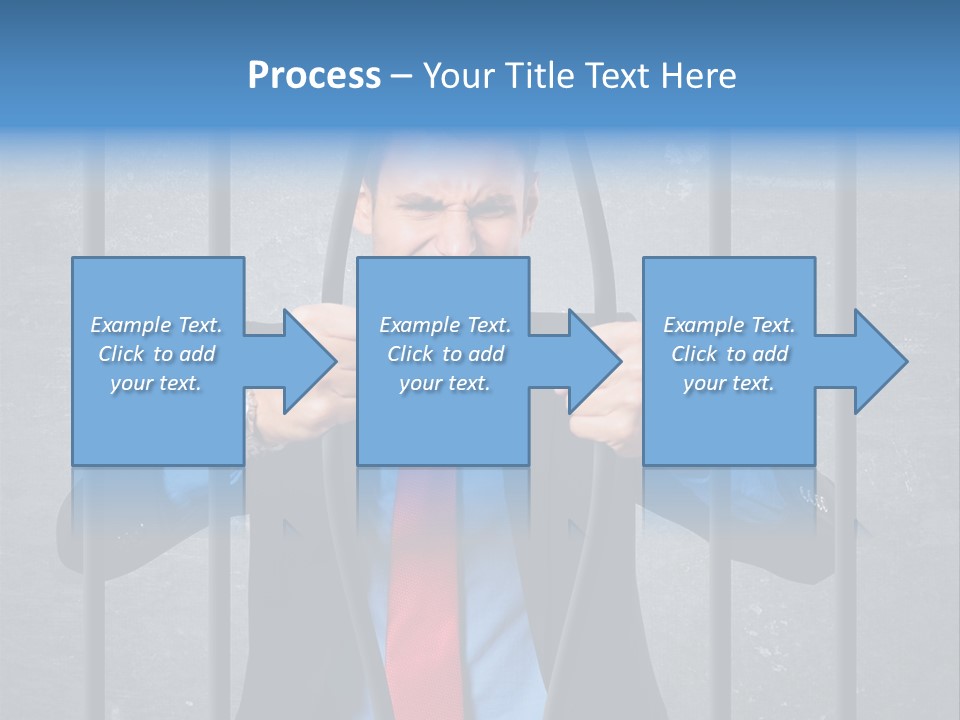 Career Man Strong PowerPoint Template