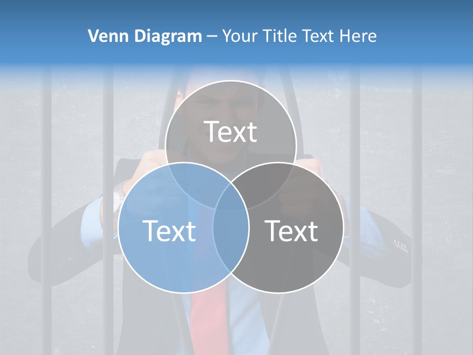 Career Man Strong PowerPoint Template