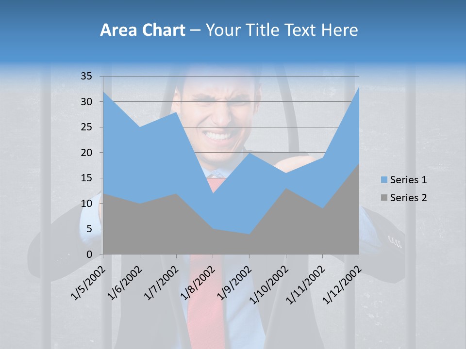 Career Man Strong PowerPoint Template