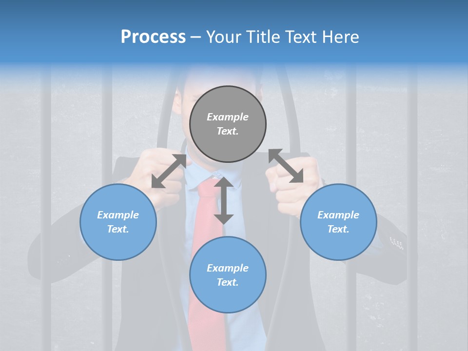Career Man Strong PowerPoint Template