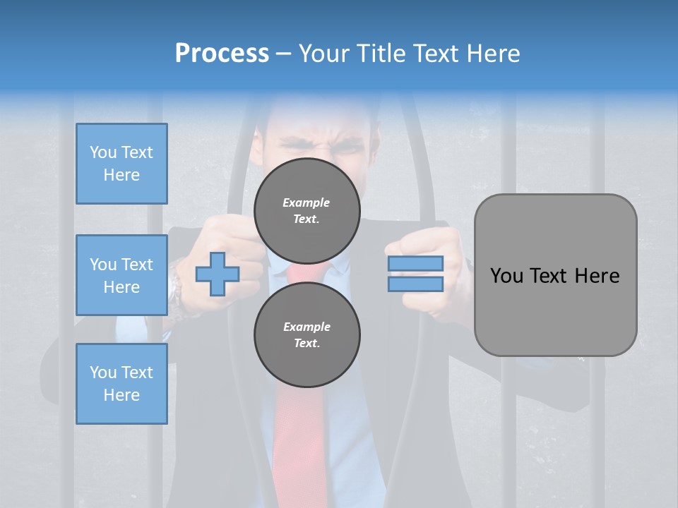 Career Man Strong PowerPoint Template
