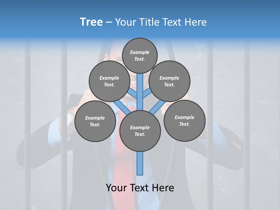 Career Man Strong PowerPoint Template