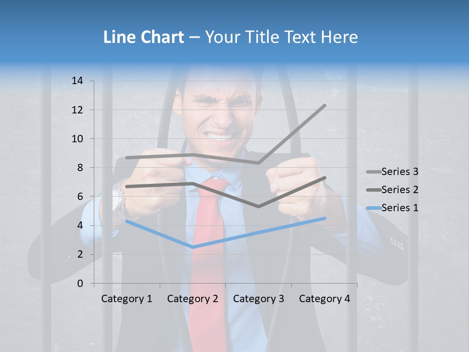 Career Man Strong PowerPoint Template