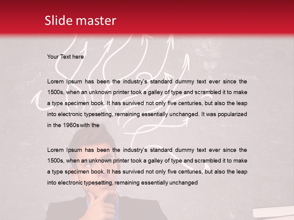 Office Look Expression PowerPoint Template