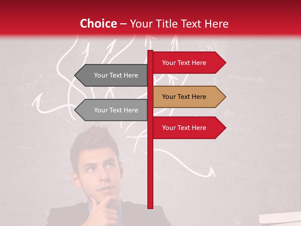Office Look Expression PowerPoint Template