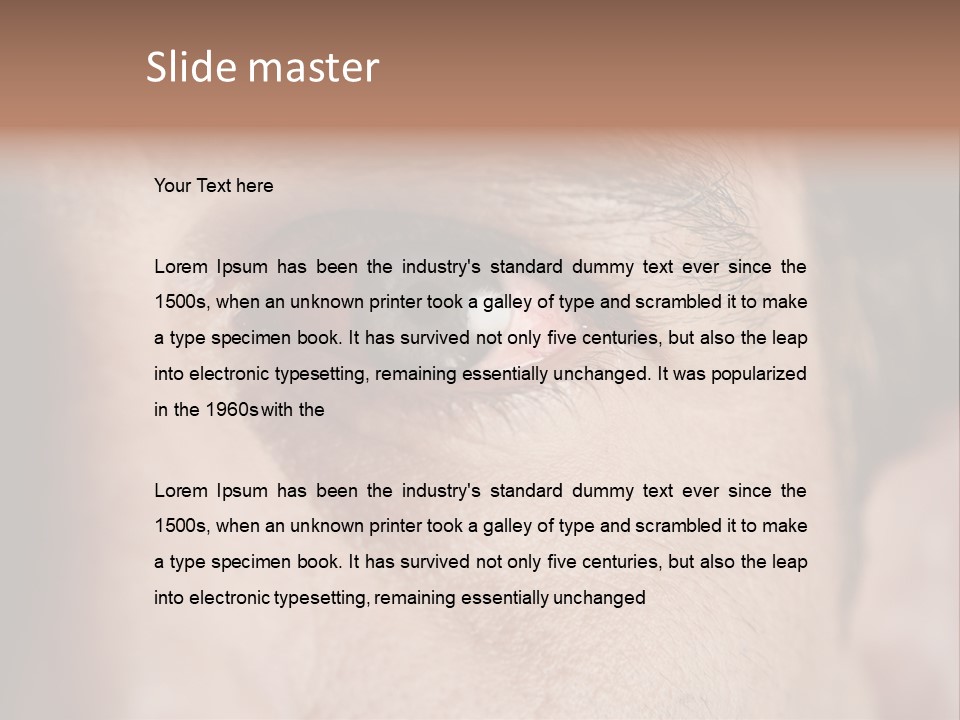 Stressed  Bacteria PowerPoint Template