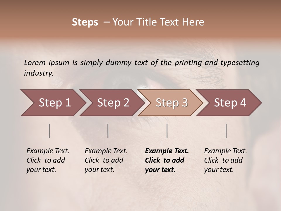 Stressed  Bacteria PowerPoint Template