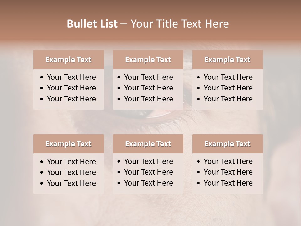 Stressed  Bacteria PowerPoint Template