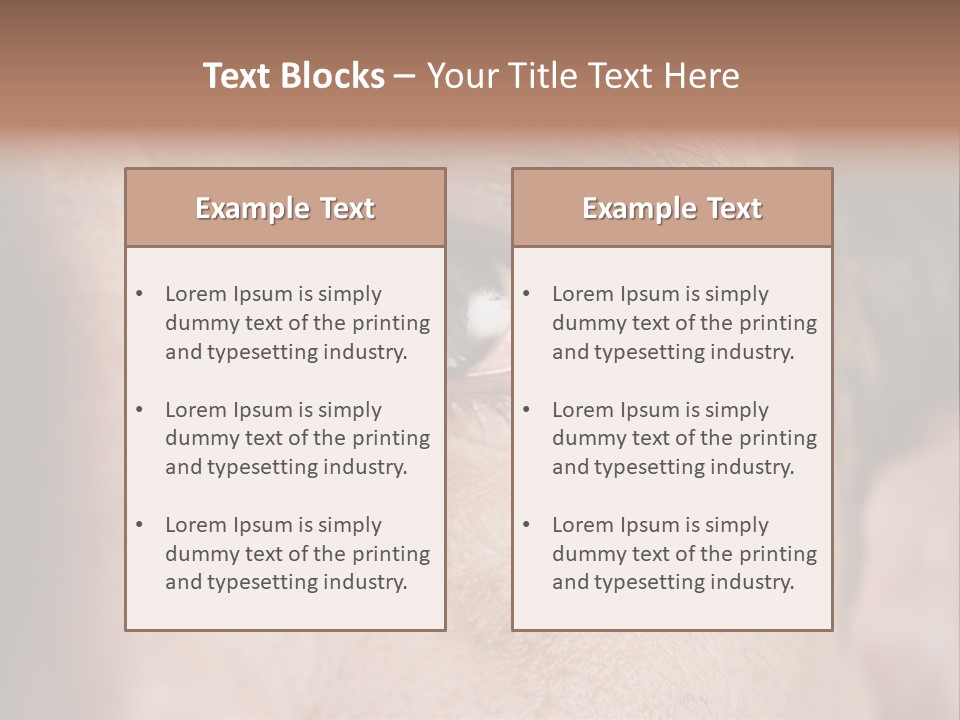 Stressed  Bacteria PowerPoint Template