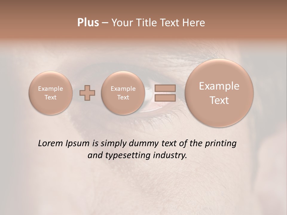 Stressed  Bacteria PowerPoint Template