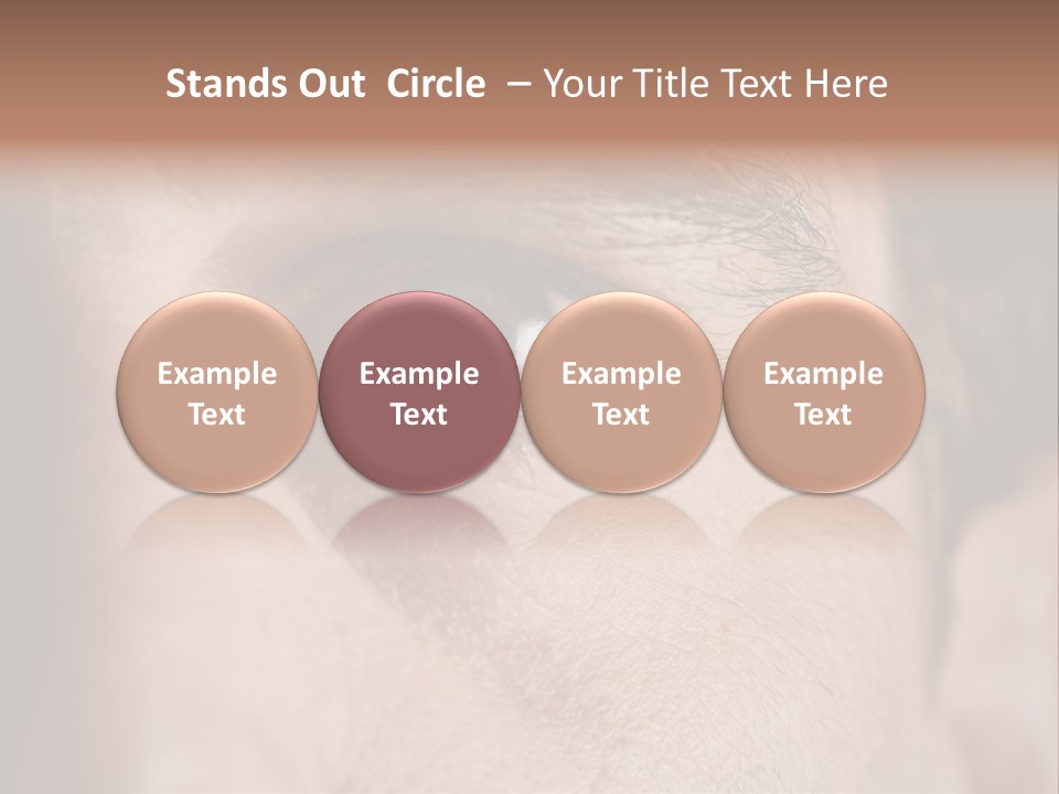 Stressed  Bacteria PowerPoint Template