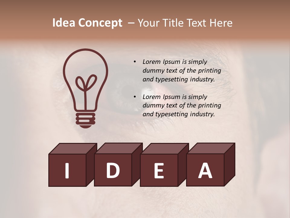 Stressed  Bacteria PowerPoint Template