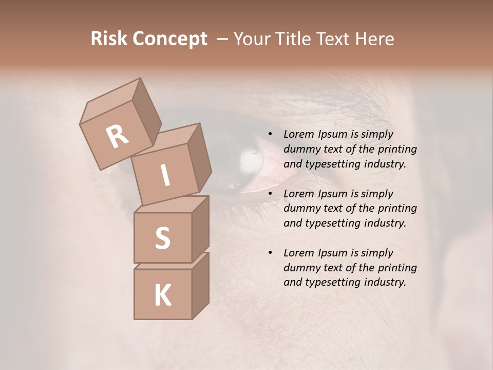 Stressed  Bacteria PowerPoint Template