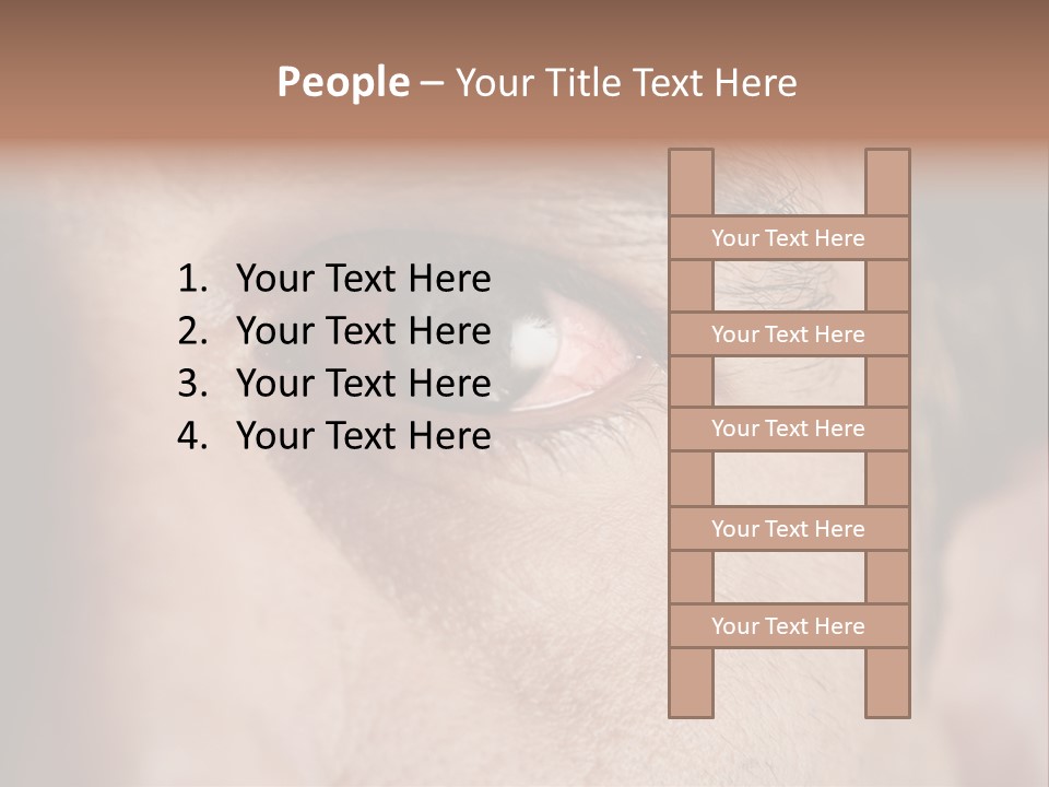 Stressed  Bacteria PowerPoint Template