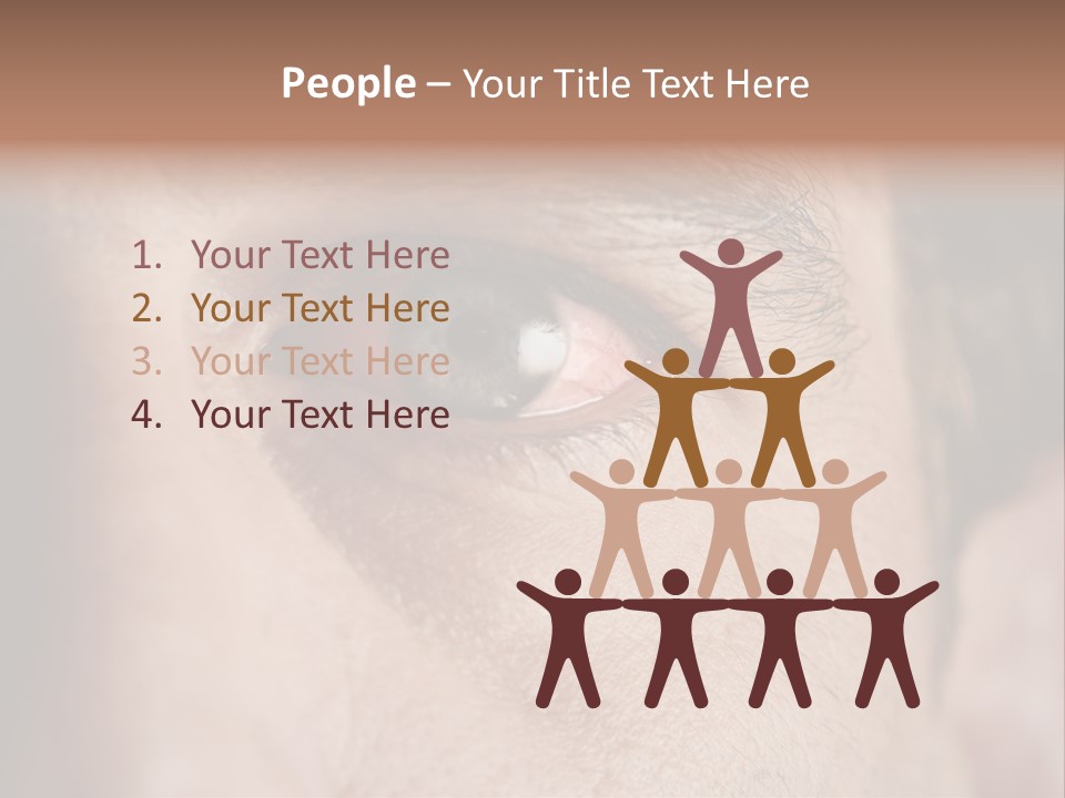 Stressed  Bacteria PowerPoint Template