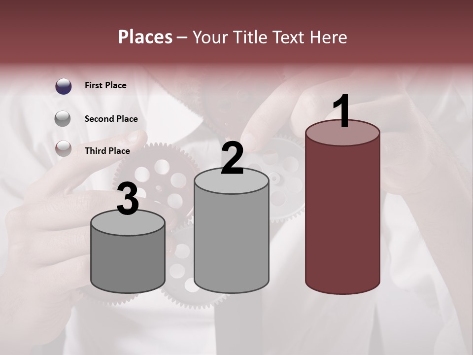 Detail Rotate Machinery PowerPoint Template