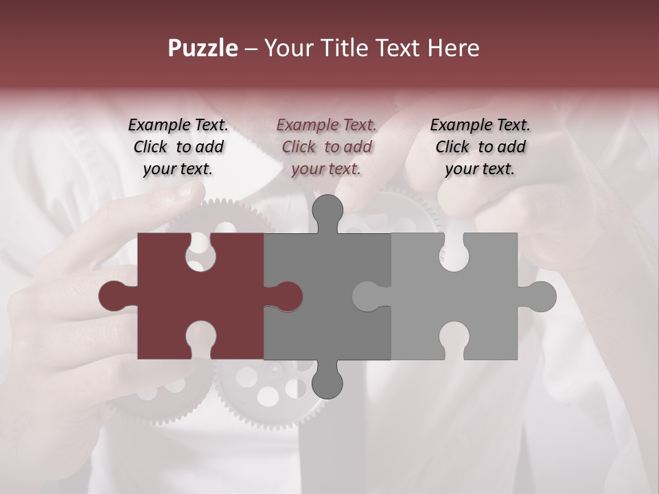 Detail Rotate Machinery PowerPoint Template