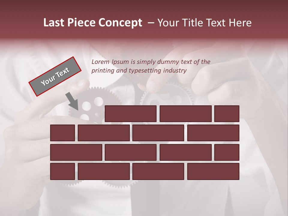 Detail Rotate Machinery PowerPoint Template