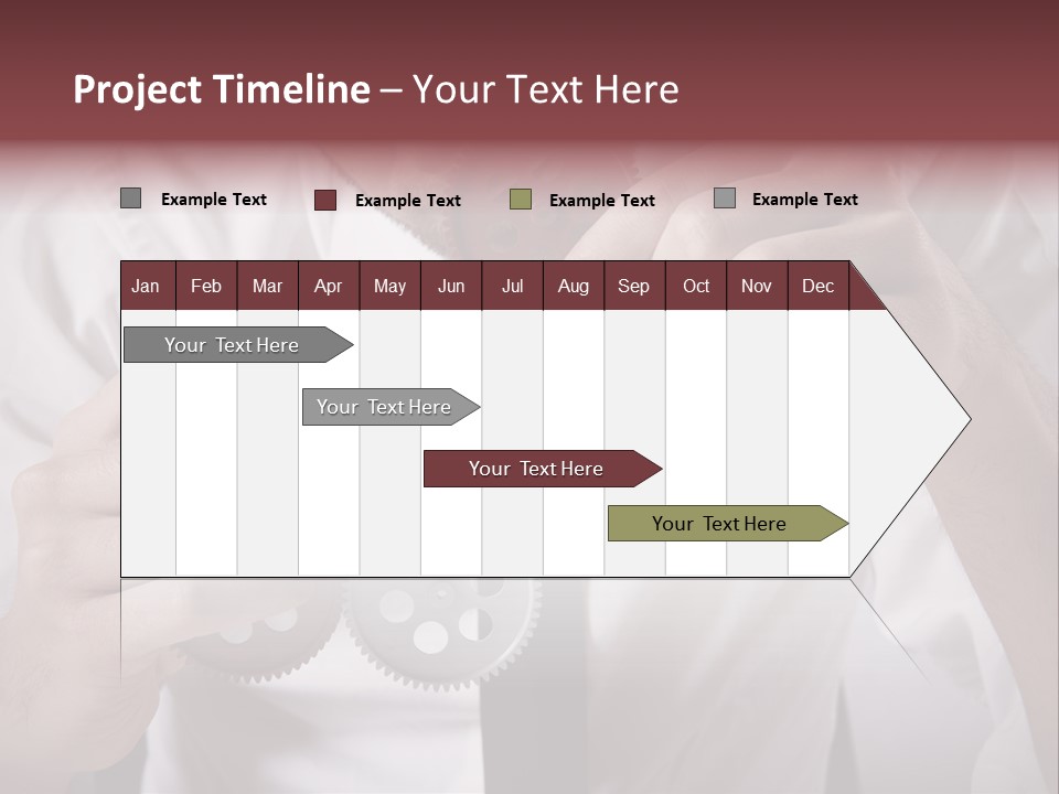 Detail Rotate Machinery PowerPoint Template