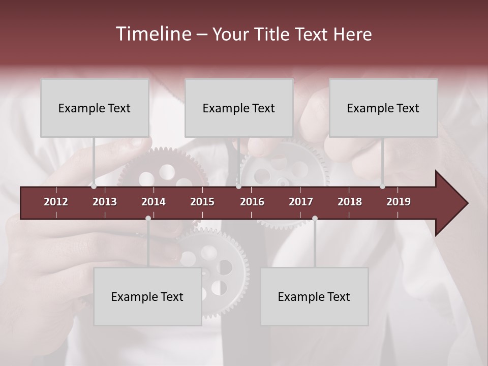 Detail Rotate Machinery PowerPoint Template