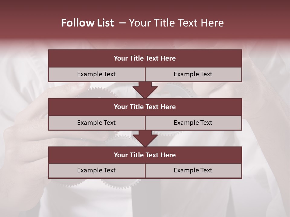 Detail Rotate Machinery PowerPoint Template