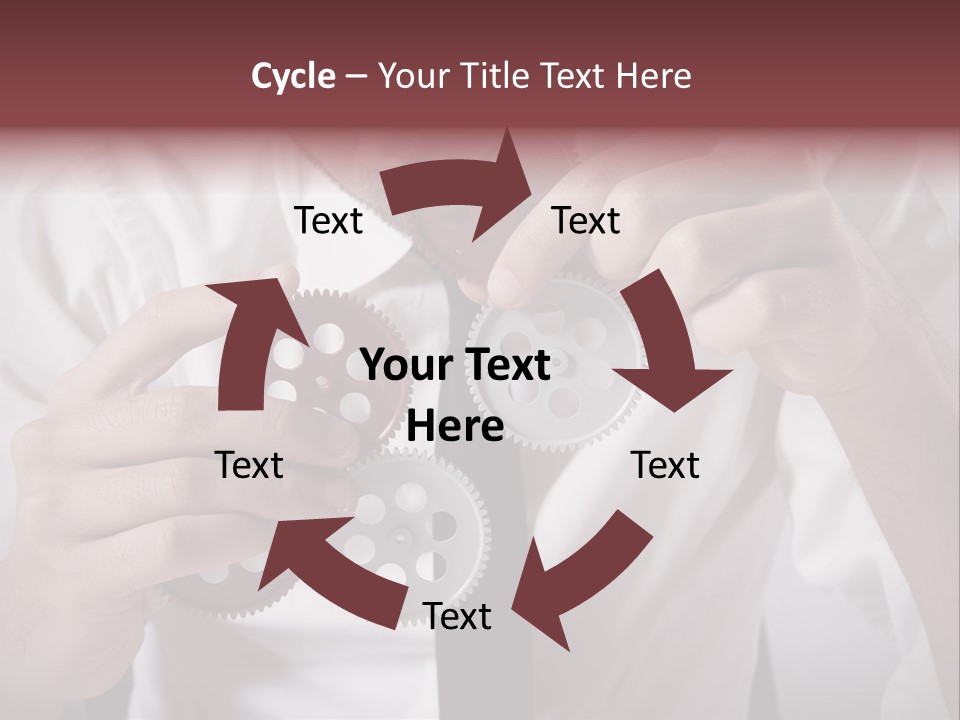 Detail Rotate Machinery PowerPoint Template