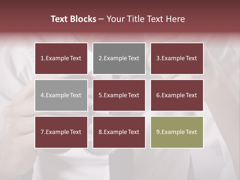 Detail Rotate Machinery PowerPoint Template