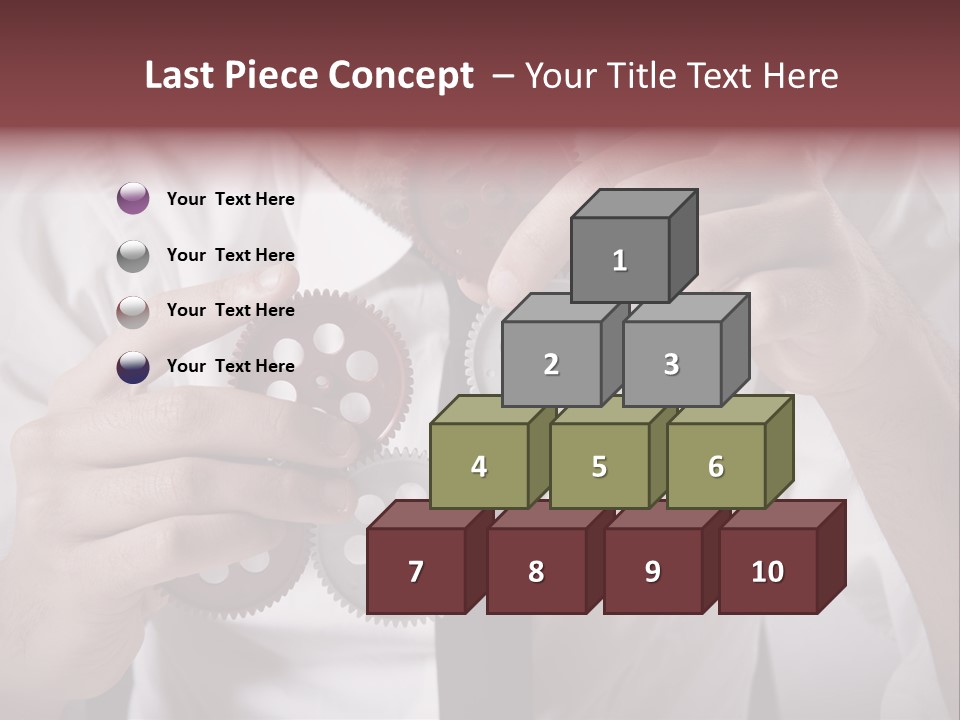 Detail Rotate Machinery PowerPoint Template
