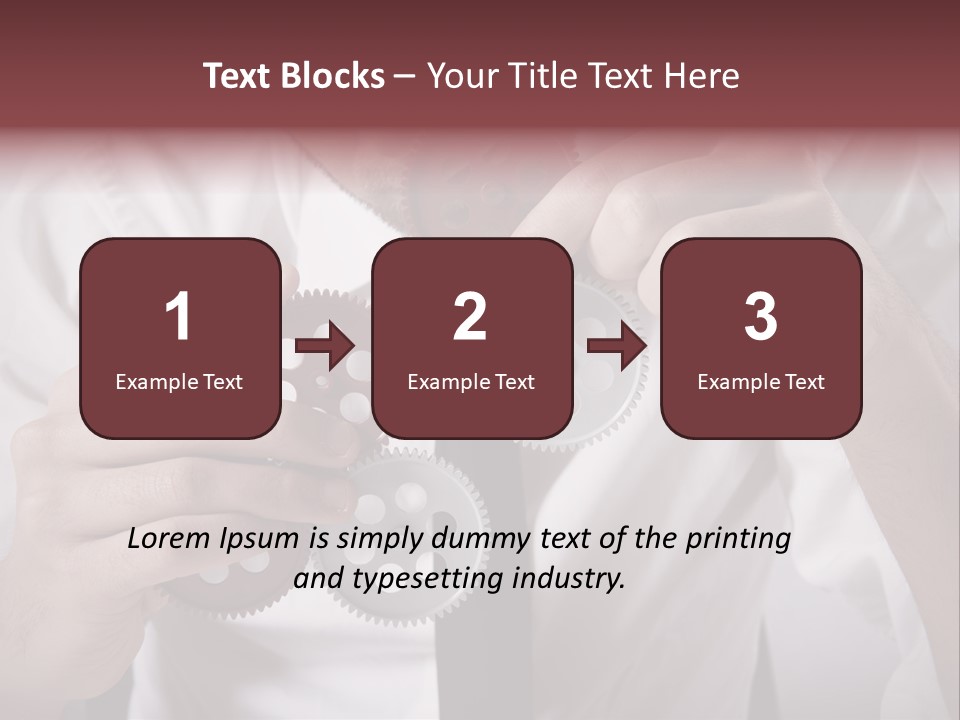 Detail Rotate Machinery PowerPoint Template