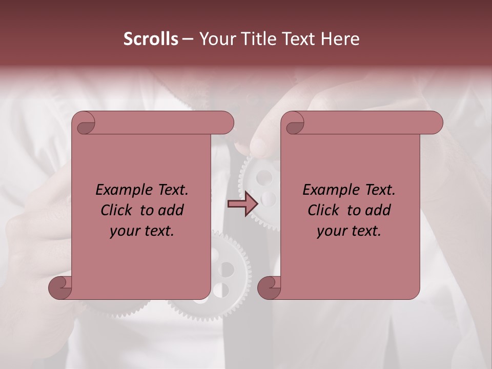 Detail Rotate Machinery PowerPoint Template