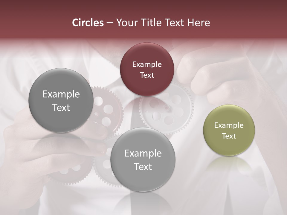 Detail Rotate Machinery PowerPoint Template