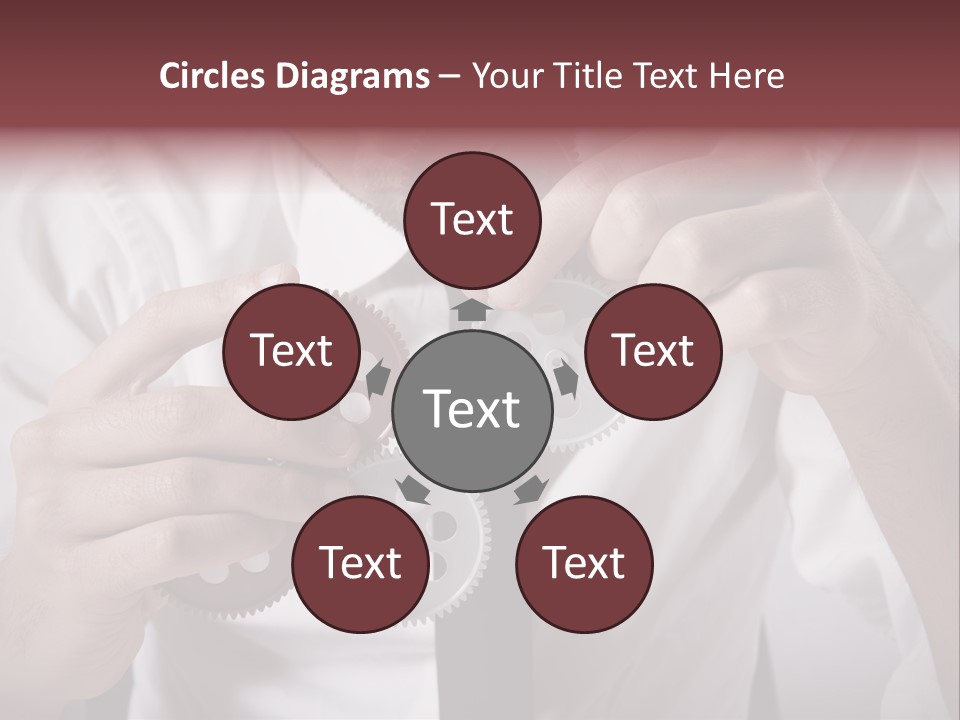Detail Rotate Machinery PowerPoint Template