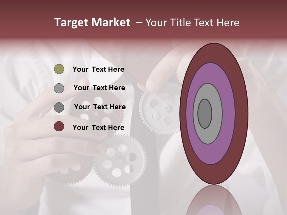 Detail Rotate Machinery PowerPoint Template