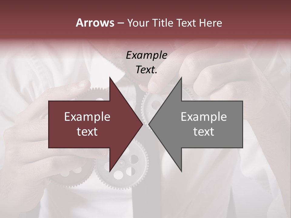 Detail Rotate Machinery PowerPoint Template