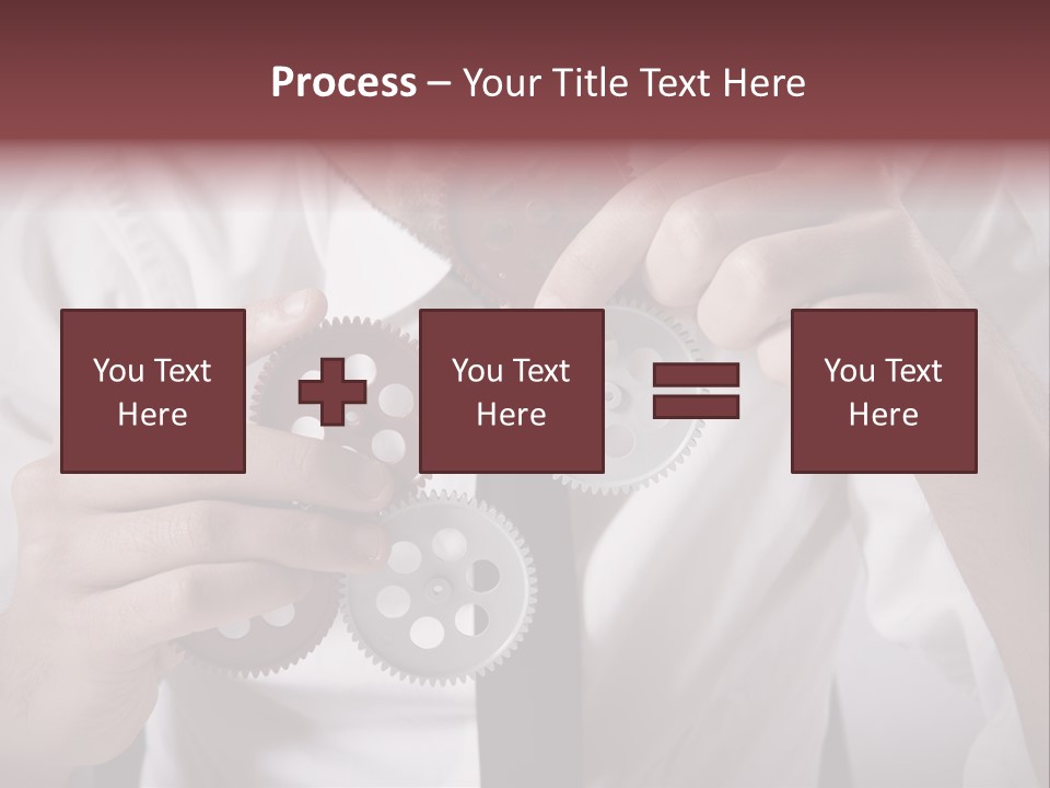 Detail Rotate Machinery PowerPoint Template