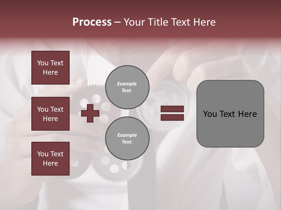 Detail Rotate Machinery PowerPoint Template