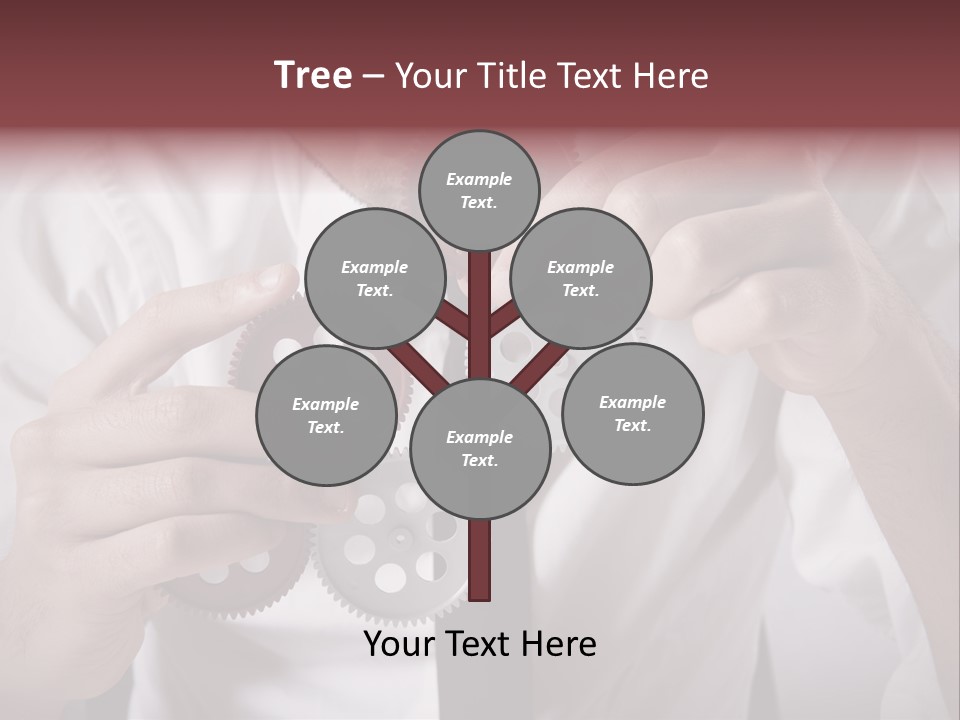 Detail Rotate Machinery PowerPoint Template