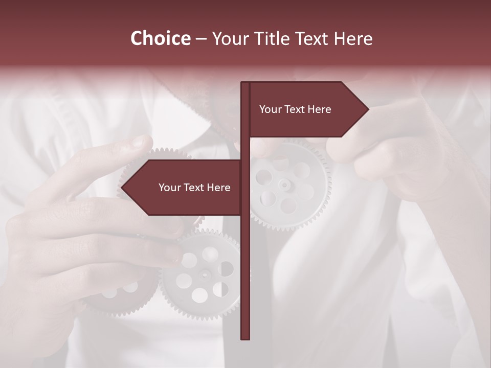 Detail Rotate Machinery PowerPoint Template