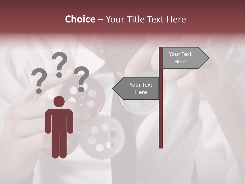 Detail Rotate Machinery PowerPoint Template