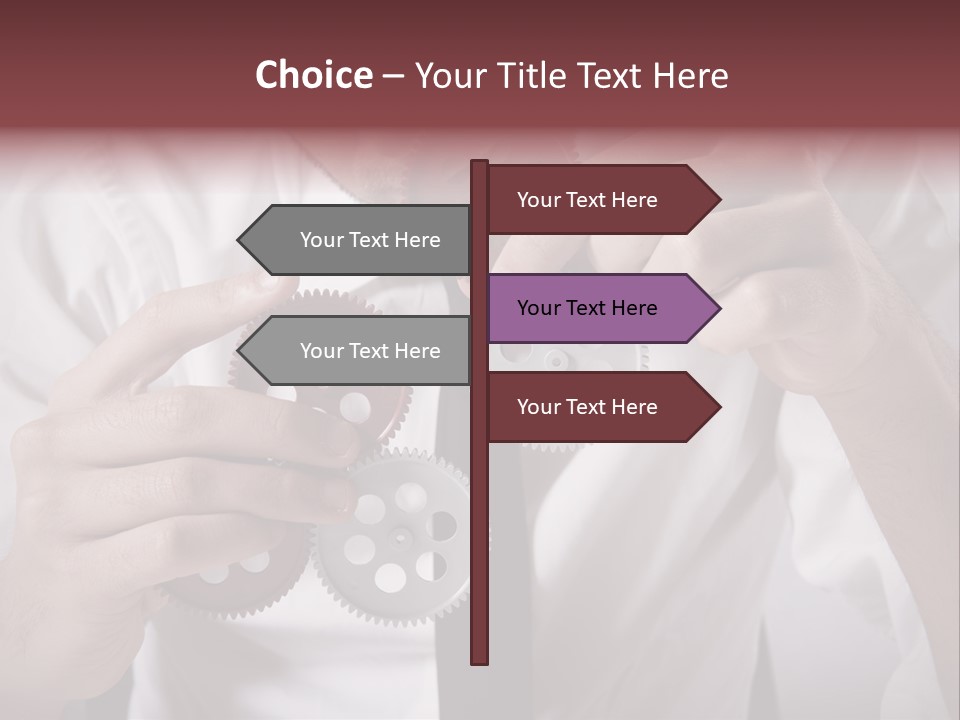 Detail Rotate Machinery PowerPoint Template