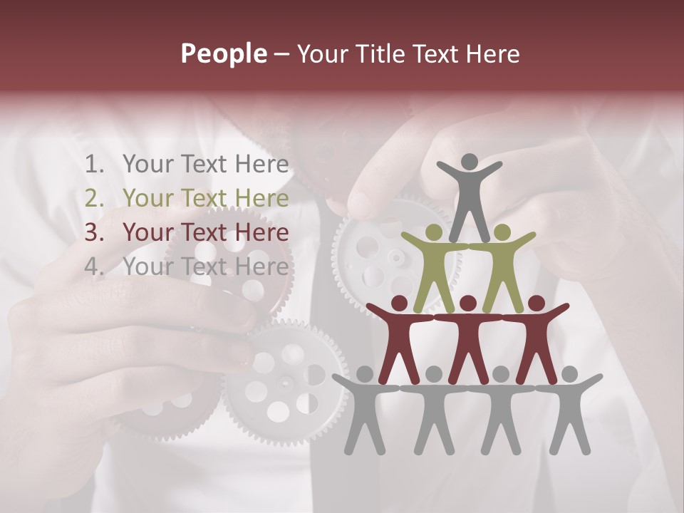 Detail Rotate Machinery PowerPoint Template