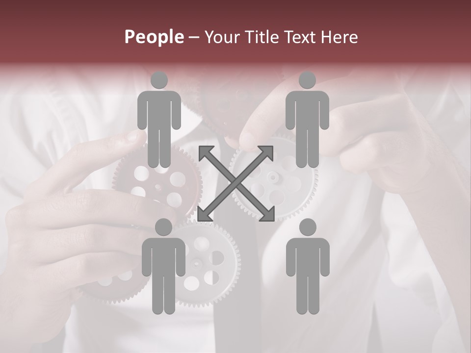 Detail Rotate Machinery PowerPoint Template
