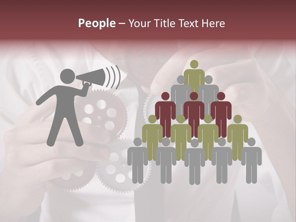 Detail Rotate Machinery PowerPoint Template