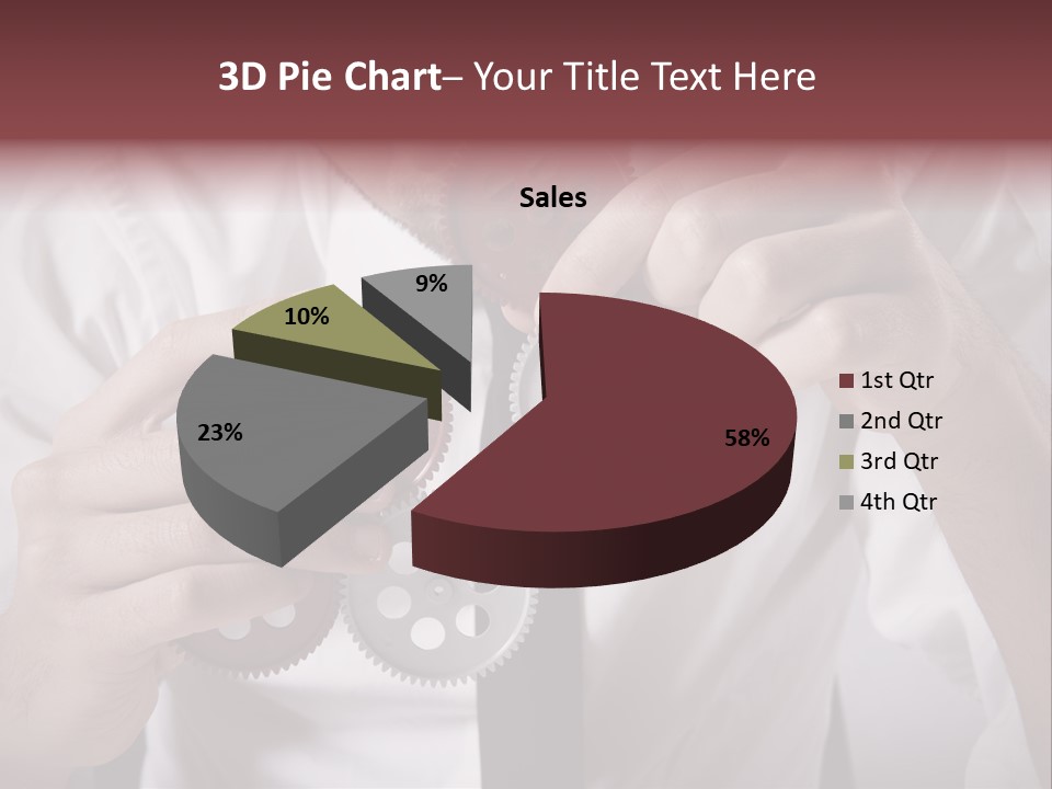 Detail Rotate Machinery PowerPoint Template