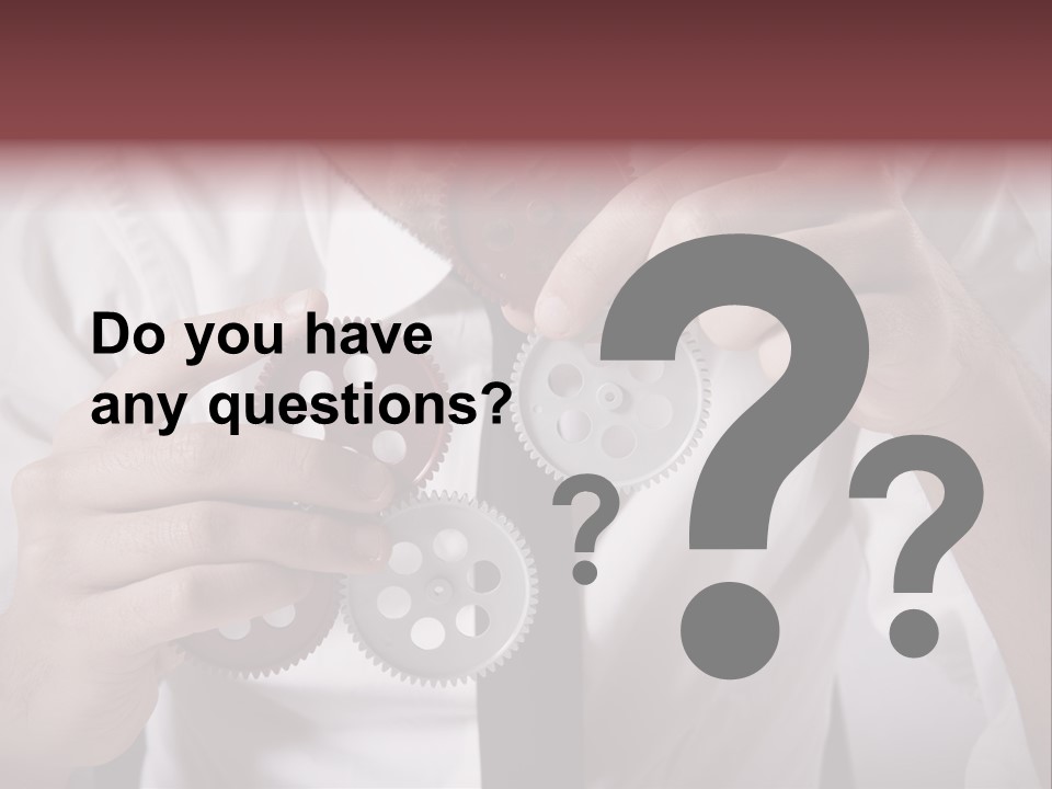 Detail Rotate Machinery PowerPoint Template