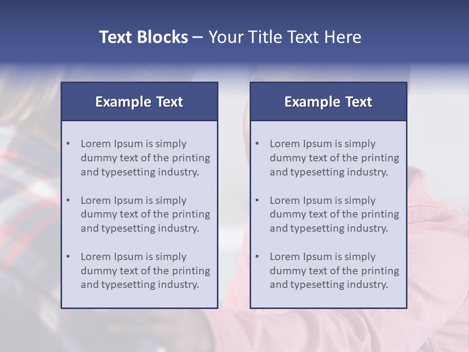 Two People Patient Occupation PowerPoint Template