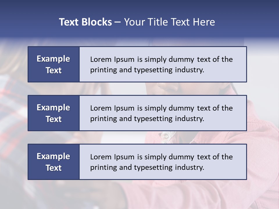 Two People Patient Occupation PowerPoint Template