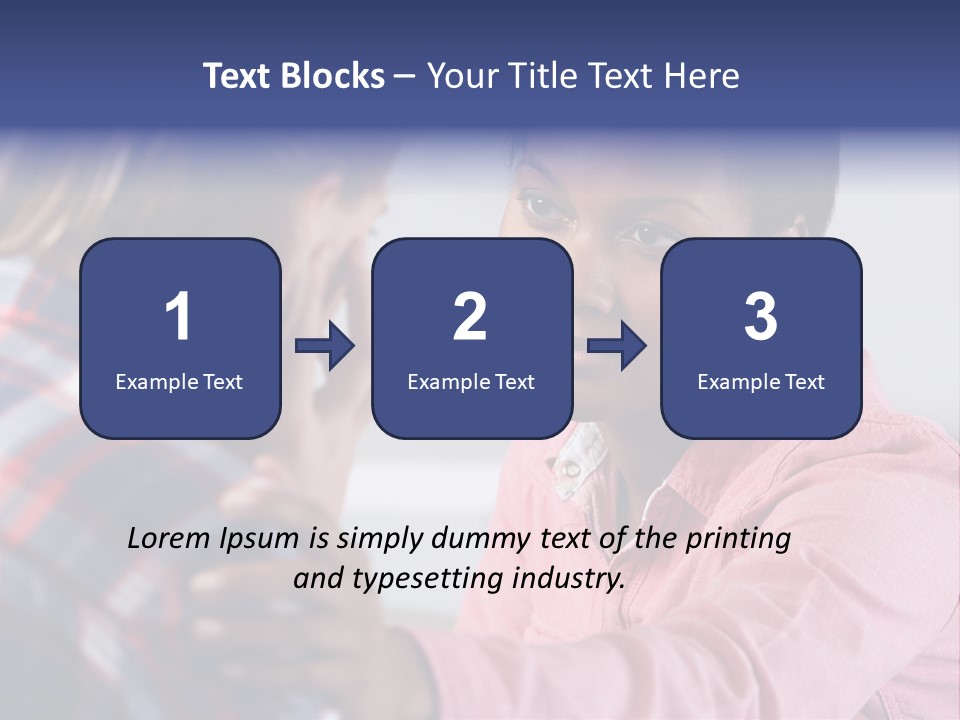 Two People Patient Occupation PowerPoint Template