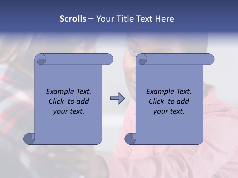 Two People Patient Occupation PowerPoint Template