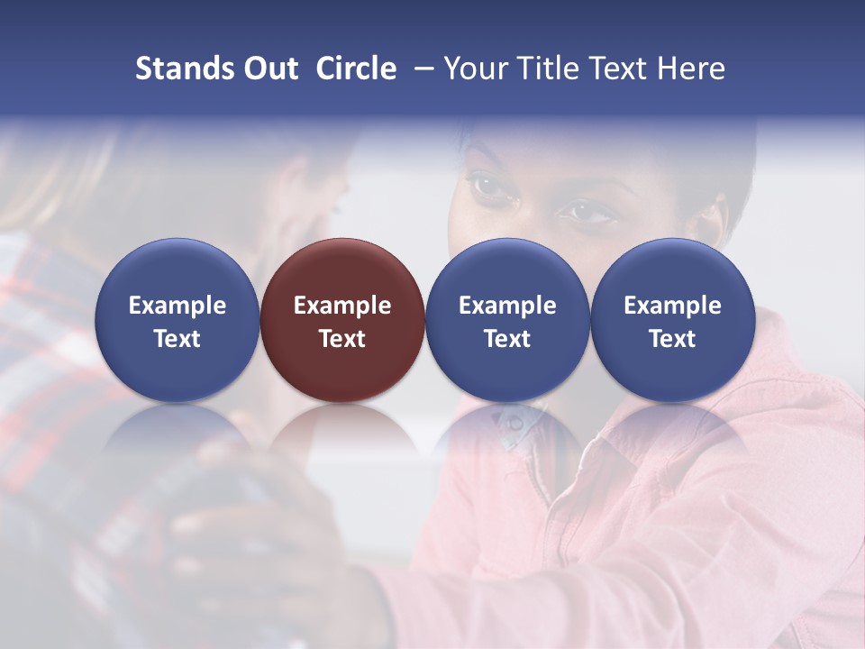 Two People Patient Occupation PowerPoint Template